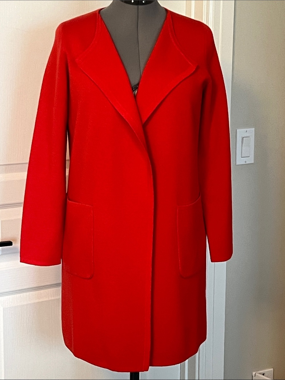 J Crew Juliette Collarless Sweater Blazer